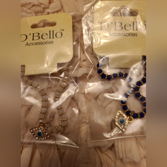 Two brand NWT D'Bello Accessories bracelets - Evil Eye Protection 🧿 - Picture 6 of 6